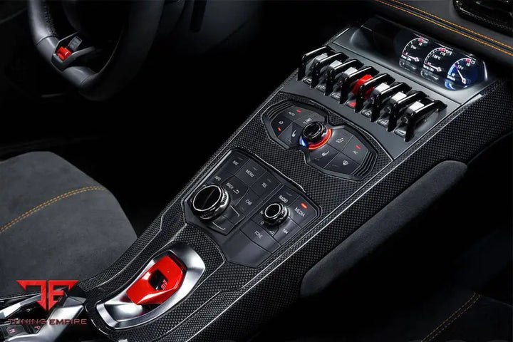 LAMBORGHINI HURACAN LP610 & LP580 & EVO OEM STYLE AUTOCLAVE CARBON FIBER CENTER CONSOLE TUNNEL BSD