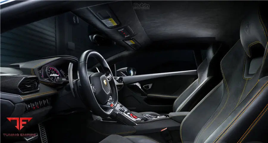 LAMBORGHINI HURACAN LP610 & LP580 & EVO AUTOCLAVE CARBON FIBER CENTER STEERING WHEEL TRIM BSD