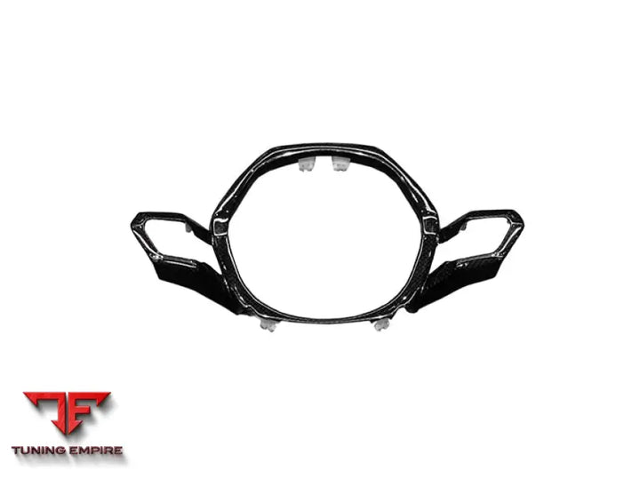 LAMBORGHINI HURACAN LP610 & LP580 & EVO AUTOCLAVE CARBON FIBER CENTER STEERING WHEEL TRIM BSD