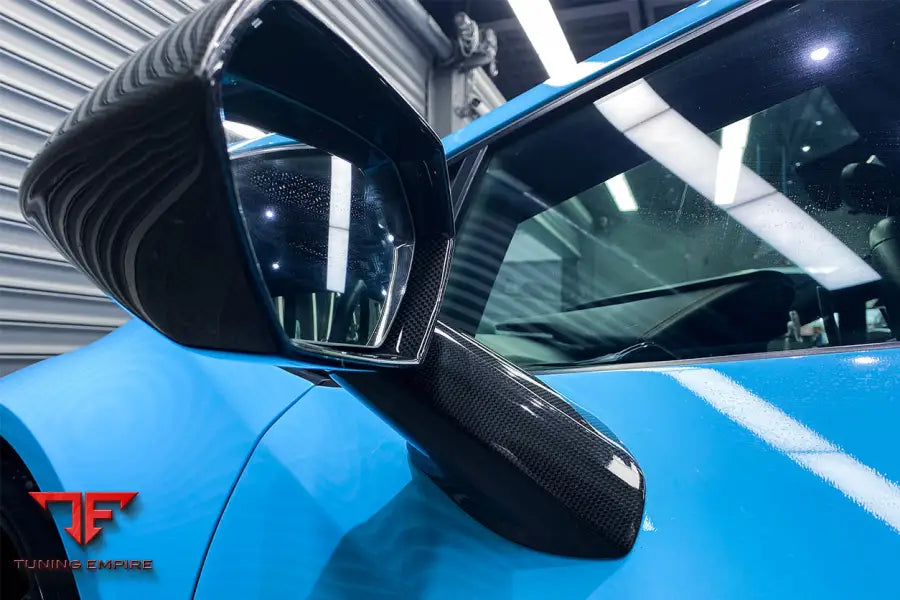 LAMBORGHINI HURACAN LP610 & LP580 & EVO & STO & PERFORMANTE AUTOCLAVE CARBON FIBER MIRROR HOUSING REPALCEMENT BSD