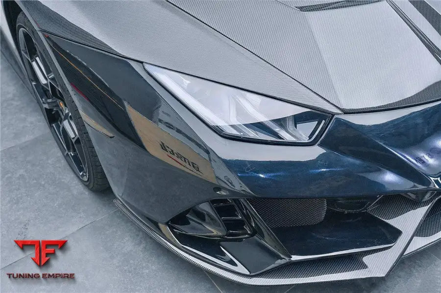 LAMBORGHINI HURACAN LP610 & LP580 & EVO & TECNICA EVO-4WD STYLE PARTIAL CARBON FRONT BUMPER BSD