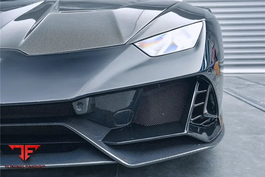 LAMBORGHINI HURACAN LP610 & LP580 & EVO & TECNICA EVO-4WD STYLE PARTIAL CARBON FRONT BUMPER BSD