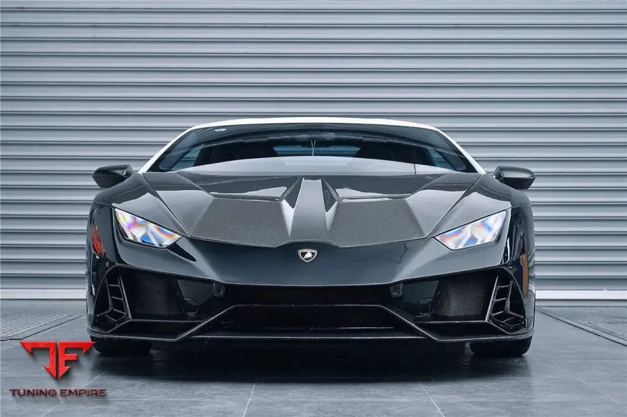 LAMBORGHINI HURACAN LP610 & LP580 & EVO & TECNICA EVO-4WD STYLE PARTIAL CARBON FRONT BUMPER BSD