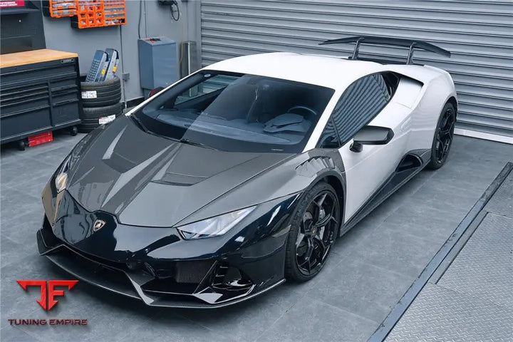 LAMBORGHINI HURACAN LP610 & LP580 & EVO & TECNICA EVO-4WD STYLE PARTIAL CARBON FRONT BUMPER BSD