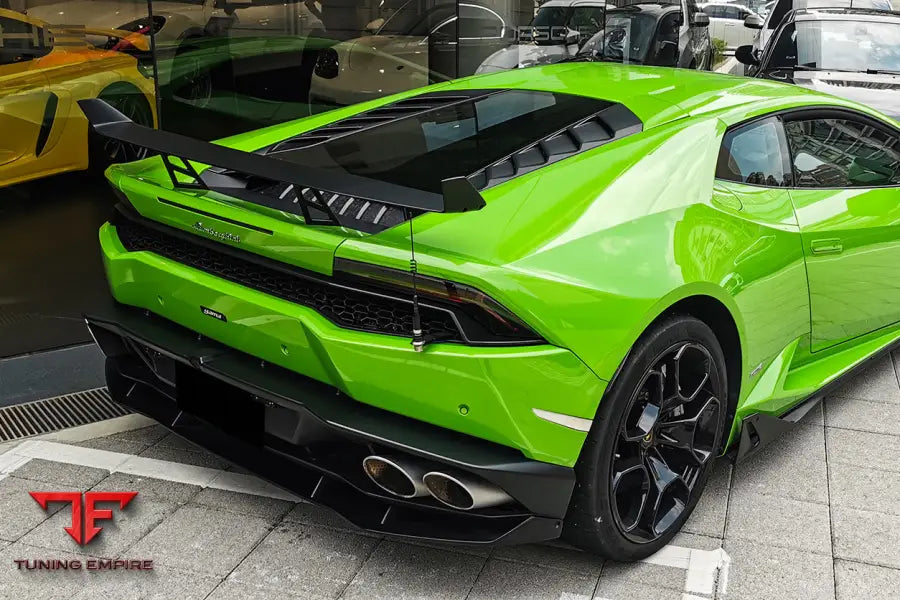 LAMBORGHINI HURACAN LP610 & LP580 & EVO & TECNICA AO STYLE CARBON FIBER TRUNK SPOILER WING BSD
