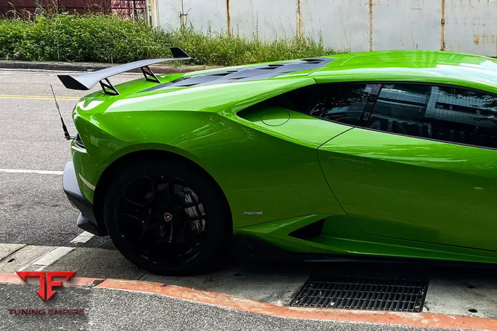 LAMBORGHINI HURACAN LP610 & LP580 & EVO & TECNICA AO STYLE CARBON FIBER TRUNK SPOILER WING BSD