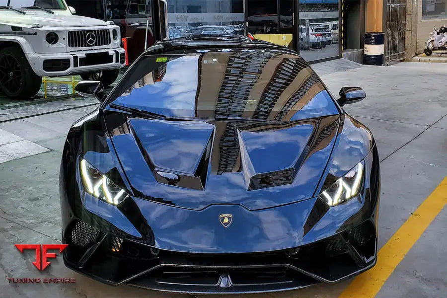 LAMBORGHINI HURACAN LP610 & LP580 & EVO & TECNICA BKSS STYLE CARBON FIBER HOOD BSD