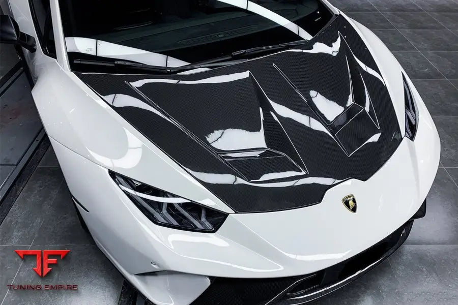 LAMBORGHINI HURACAN LP610 & LP580 & EVO & TECNICA BKSS STYLE CARBON FIBER HOOD BSD