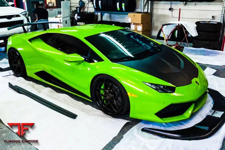 LAMBORGHINI HURACAN LP610 & LP580 & EVO & TECNICA CADO STYLE CARBON FIBER HOOD BSD