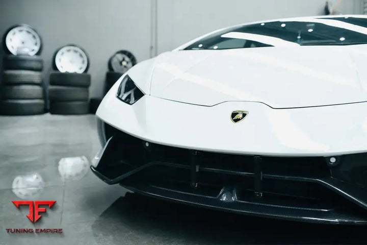 LAMBORGHINI HURACAN LP610 & LP580 & EVO & TECNICA PERFORMANTE STYLE PARTIAL CARBON FRONT BUMPER BSD
