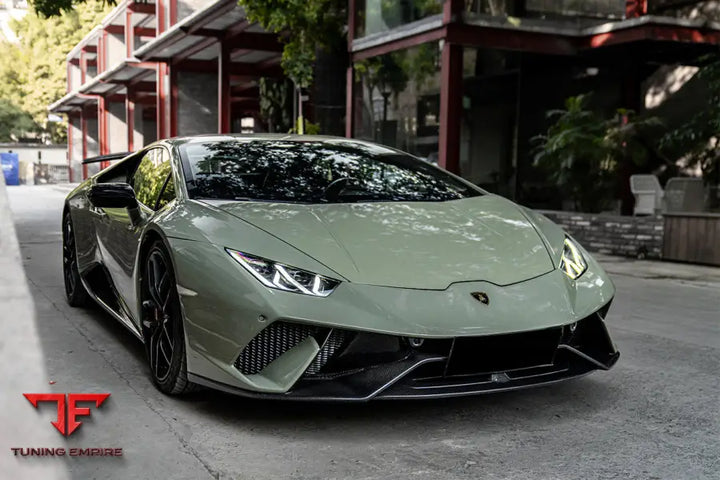 LAMBORGHINI HURACAN LP610 & LP580 & EVO & TECNICA PERFORMANTE STYLE PARTIAL CARBON FRONT BUMPER BSD
