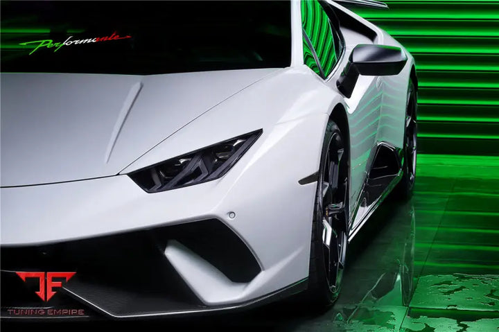 LAMBORGHINI HURACAN LP610 & LP580 & EVO & TECNICA PERFORMANTE STYLE PARTIAL CARBON FRONT BUMPER BSD