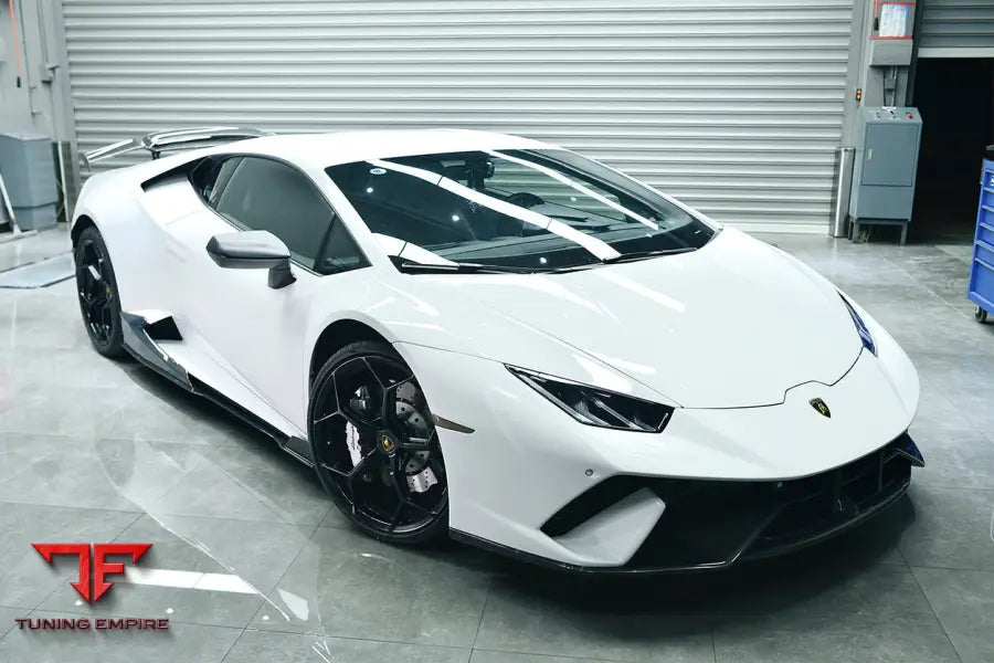 LAMBORGHINI HURACAN LP610 & LP580 & EVO & TECNICA PERFORMANTE STYLE PARTIAL CARBON FRONT BUMPER BSD