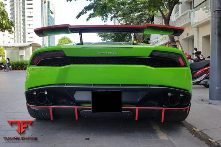 LAMBORGHINI HURACAN LP610 & LP580 & EVO & TECNICA RZS STYLE CARBON FIBER TRUNK SPOILER WING BSD