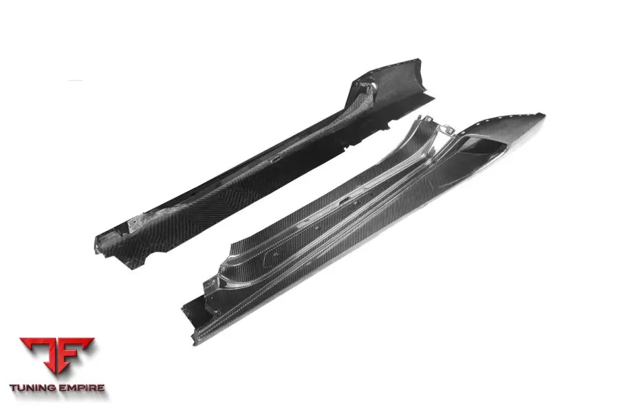LAMBORGHINI HURACAN LP610 & LP580 & EVO & TECNICA & STO N STYLE DRY CARBON FIBER SIDE SKIRTS BSD