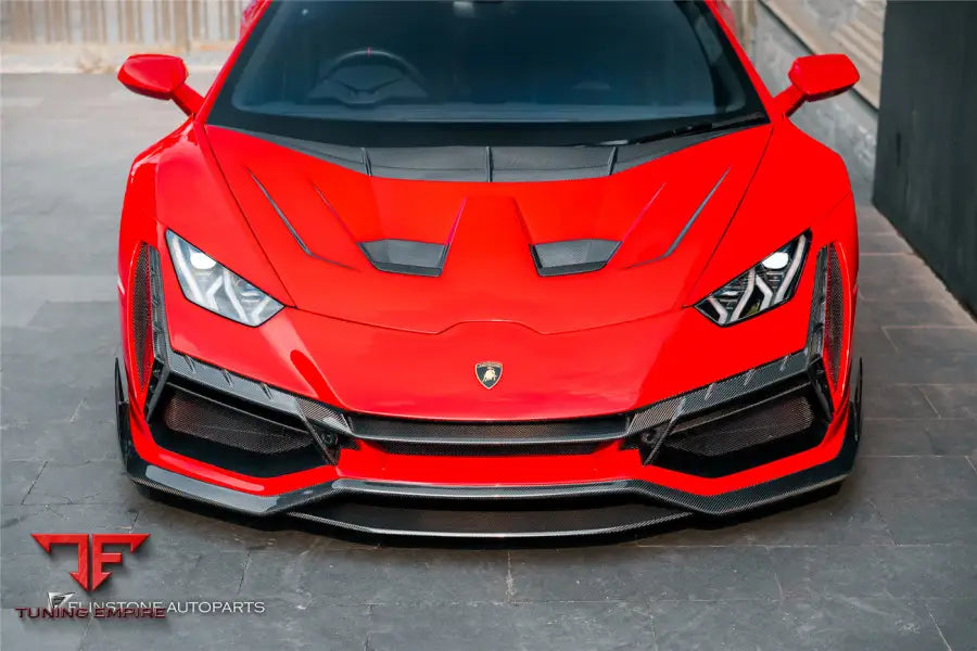 LAMBORGHINI HURACAN LP610 & LP580 & EVO & TECNICA VRS STYLE CARBON FIBER HOOD BSD