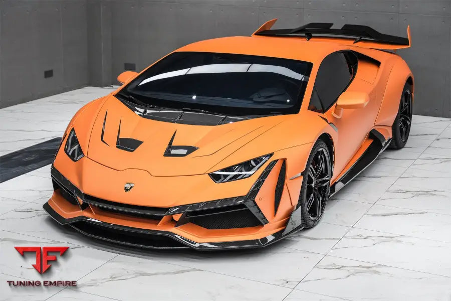 LAMBORGHINI HURACAN LP610 & LP580 & EVO & TECNICA VRS STYLE CARBON FIBER HOOD BSD