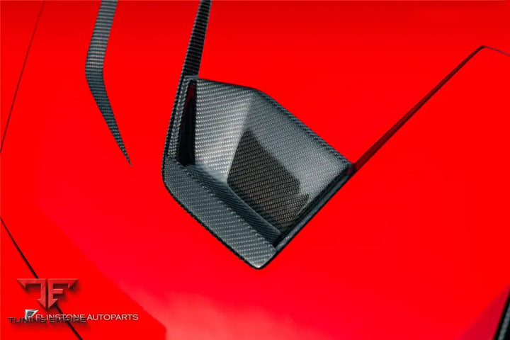 LAMBORGHINI HURACAN LP610 & LP580 & EVO & TECNICA VRS STYLE CARBON FIBER HOOD BSD