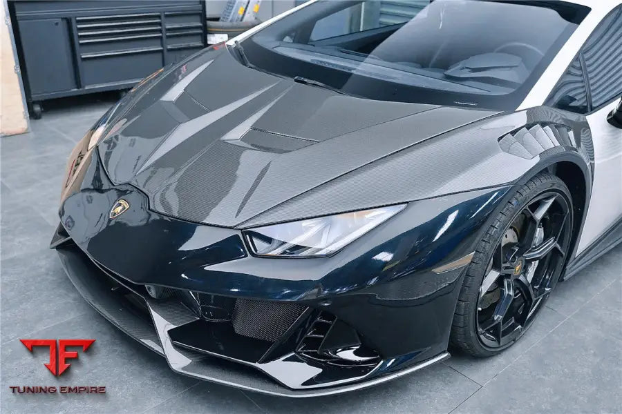 LAMBORGHINI HURACAN LP610 & LP580 & EVO & TECNICA VRS STYLE CARBON FIBER HOOD BSD