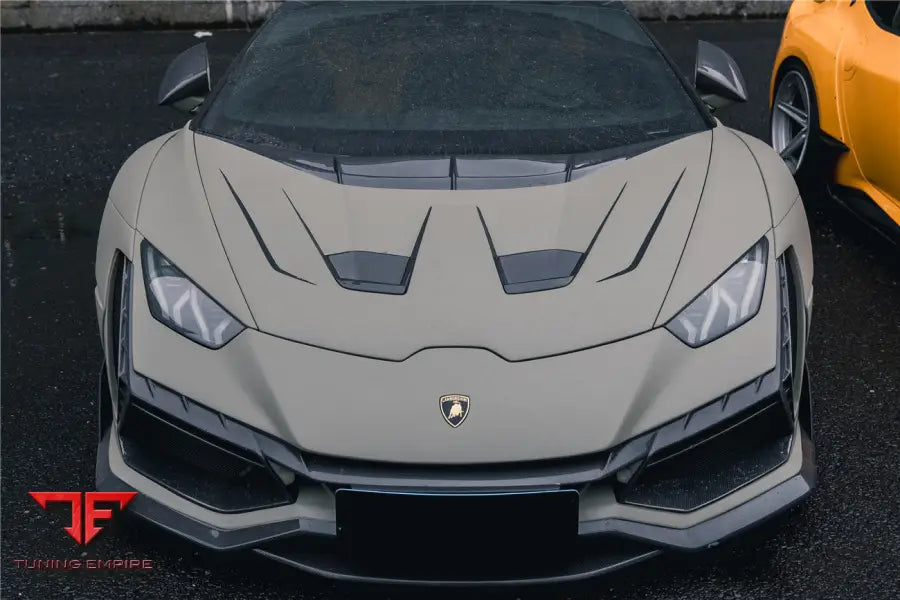 LAMBORGHINI HURACAN LP610 & LP580 & EVO & TECNICA VRS STYLE CARBON FIBER HOOD BSD