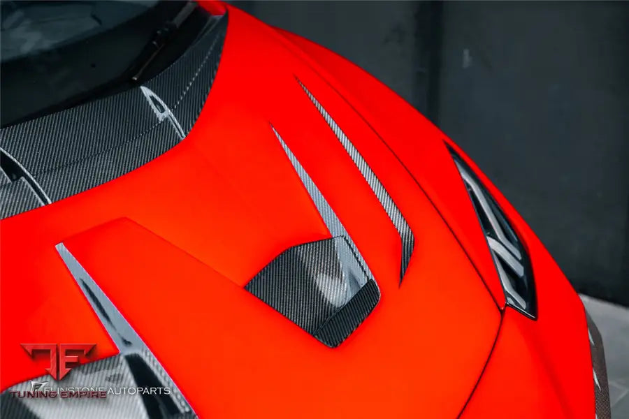 LAMBORGHINI HURACAN LP610 & LP580 & EVO & TECNICA VRS STYLE CARBON FIBER HOOD BSD