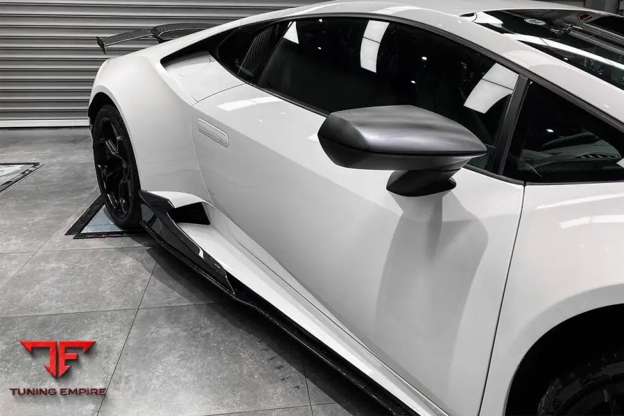 LAMBORGHINI HURACAN LP610&LP580 MD STYLE CARBON FIBER SIDE SKIRTS UNDER BOARD BSD