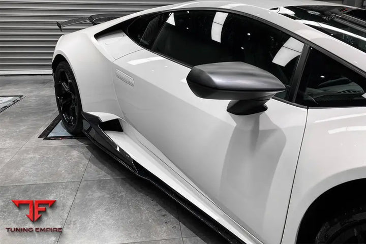 LAMBORGHINI HURACAN LP610&LP580 MD STYLE CARBON FIBER SIDE SKIRTS UNDER BOARD BSD