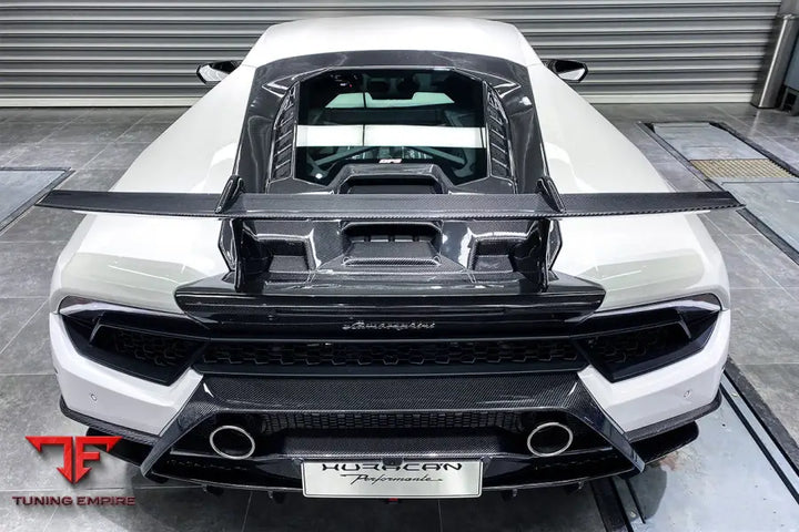 LAMBORGHINI HURACAN LP610 & LP580 PERFORMANTE STYLE PARTIAL CARBON REAR BUMPER BSD