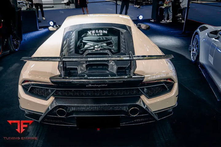 LAMBORGHINI HURACAN LP610 & LP580 PERFORMANTE STYLE PARTIAL CARBON REAR BUMPER BSD
