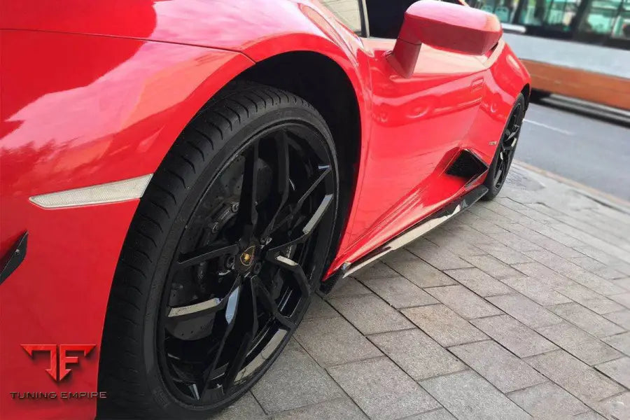 LAMBORGHINI HURACAN LP610 & LP580 RZS STYLE CARBON FIBER SIDE SKIRTS BSD