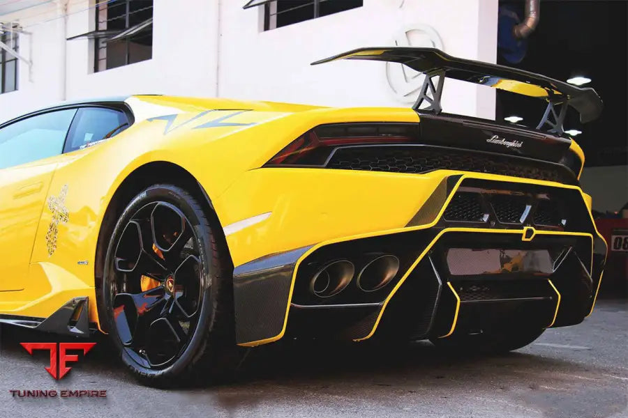 LAMBORGHINI HURACAN LP610 OE STYLE CARBON REAR BUMPER GRILLE BSD
