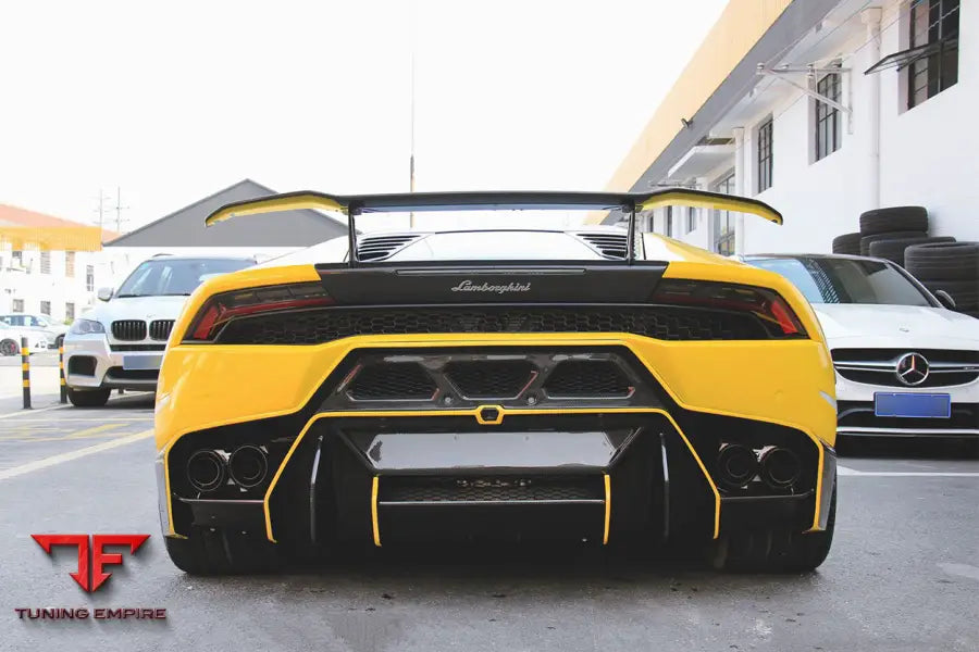 LAMBORGHINI HURACAN LP610 OE STYLE CARBON REAR BUMPER GRILLE BSD