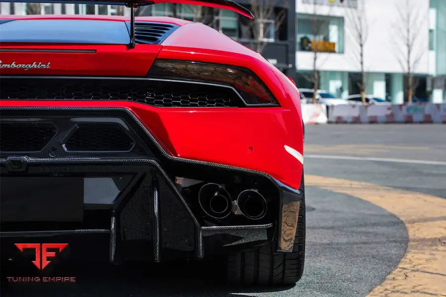 LAMBORGHINI HURACAN LP610 OE STYLE CARBON REAR BUMPER GRILLE BSD