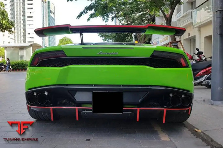 LAMBORGHINI HURACAN LP610 RZS STYLE CARBON FIBER REAR DIFFUSER BSD