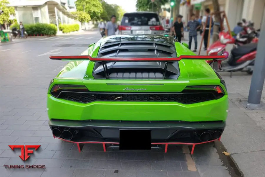 LAMBORGHINI HURACAN LP610 RZS STYLE CARBON FIBER REAR DIFFUSER BSD