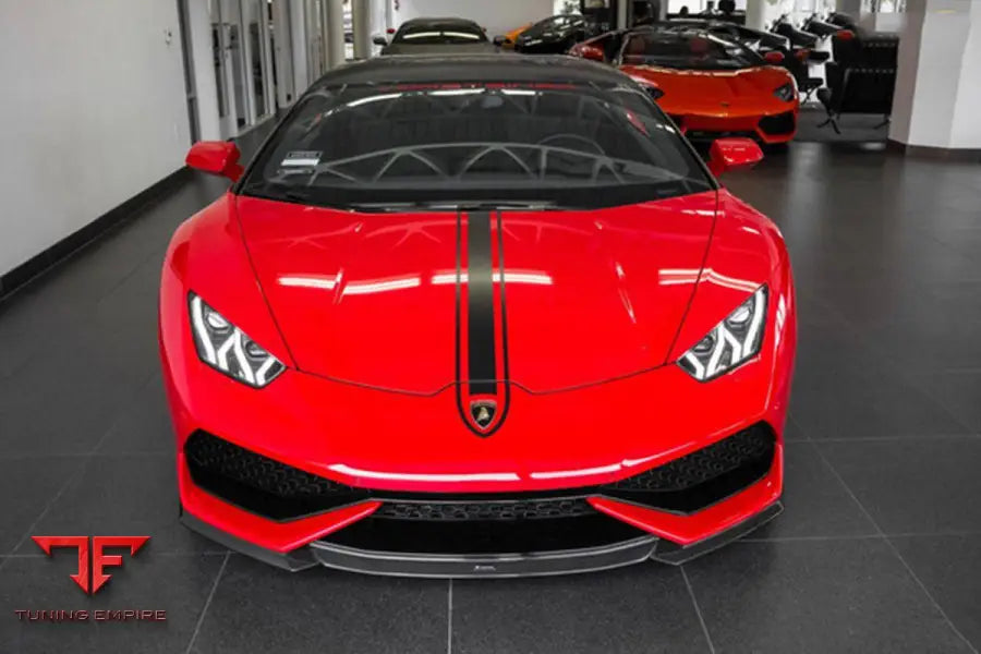 LAMBORGHINI HURACAN LP610 VRS STYLE CARBON FIBER FRONT LIP BSD