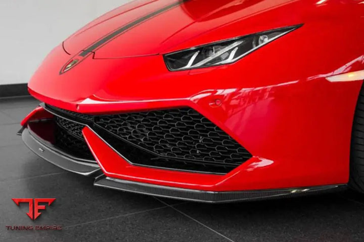 LAMBORGHINI HURACAN LP610 VRS STYLE CARBON FIBER FRONT LIP BSD
