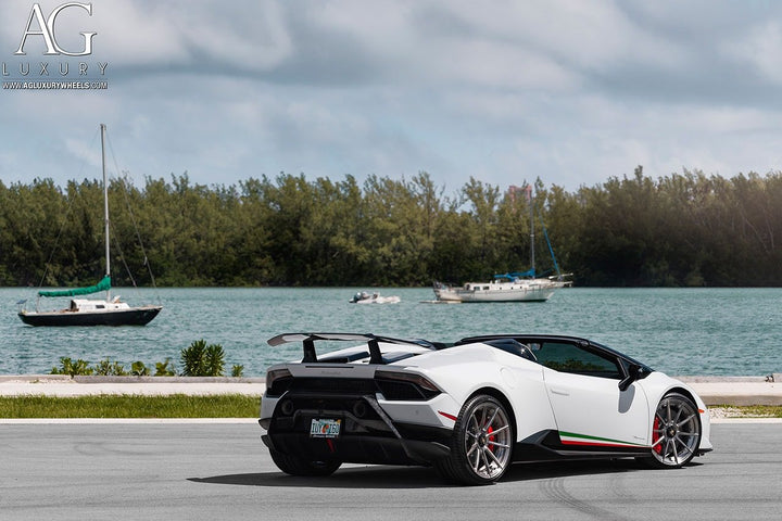 Lamborghini Huracan Performante on custom forged wheels