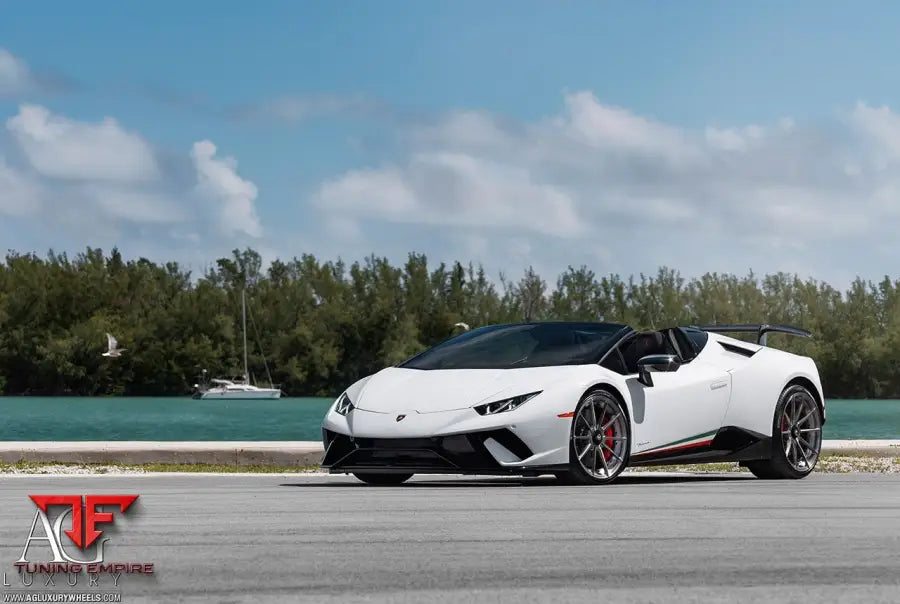 Lamborghini Huracan Performante on custom forged wheels