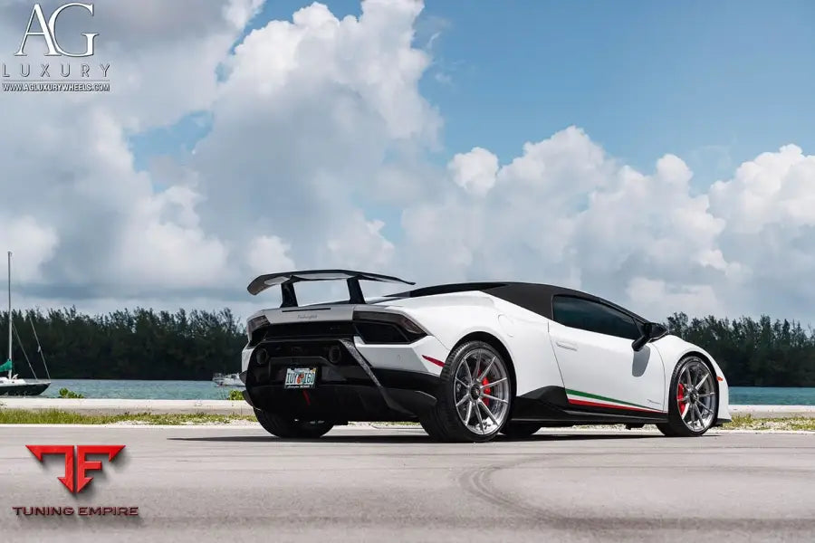 Lamborghini Huracan Performante on custom forged wheels