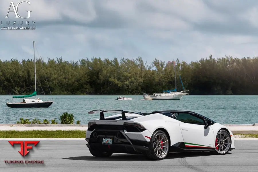 Lamborghini Huracan Performante on custom forged wheels