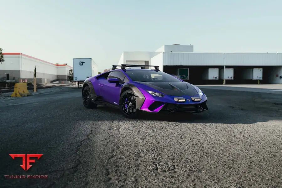 LAMBORGHINI HURACAN STERRATO FORGED WHEELS AND EXHAUST SYSTEM