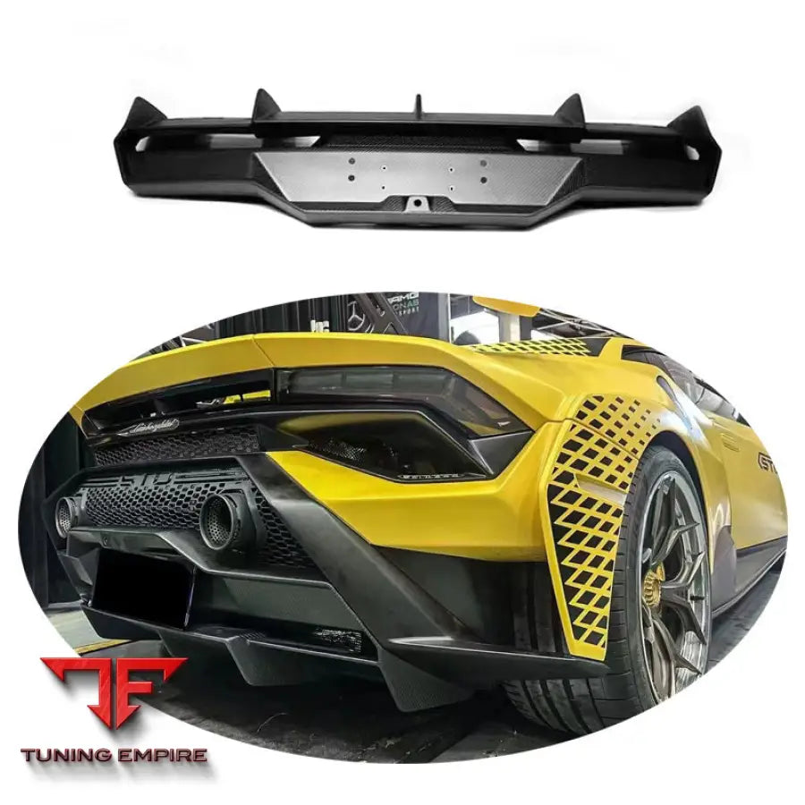 LAMBORGHINI HURACAN STO CARBON FIBER REAR BUMPER DIFFUSER