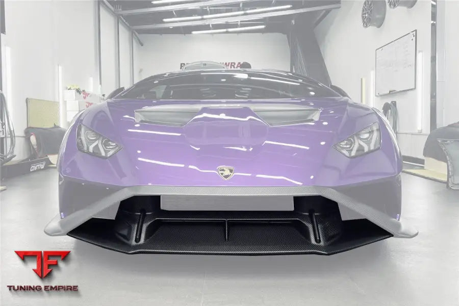 LAMBORGHINI HURACAN STO DRY CARBON FIBER DOWN-FRONT LIP BSD