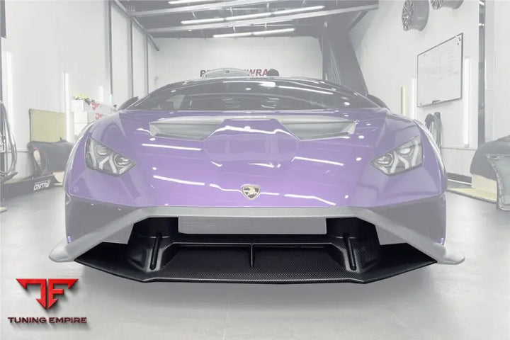 LAMBORGHINI HURACAN STO DRY CARBON FIBER DOWN-FRONT LIP BSD