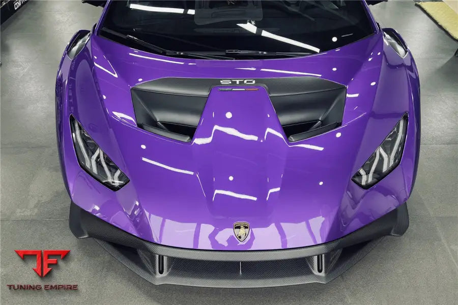 LAMBORGHINI HURACAN STO DRY CARBON FIBER DOWN-FRONT LIP BSD