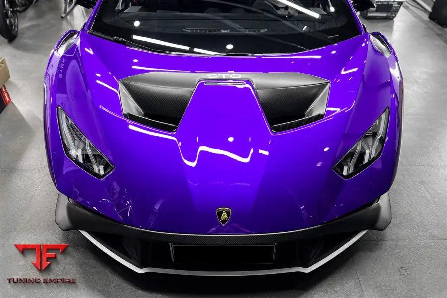 LAMBORGHINI HURACAN STO DRY CARBON FIBER HOOD VENTS BSD