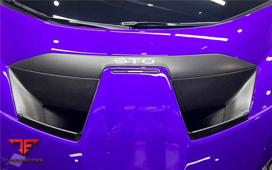 LAMBORGHINI HURACAN STO DRY CARBON FIBER HOOD VENTS BSD