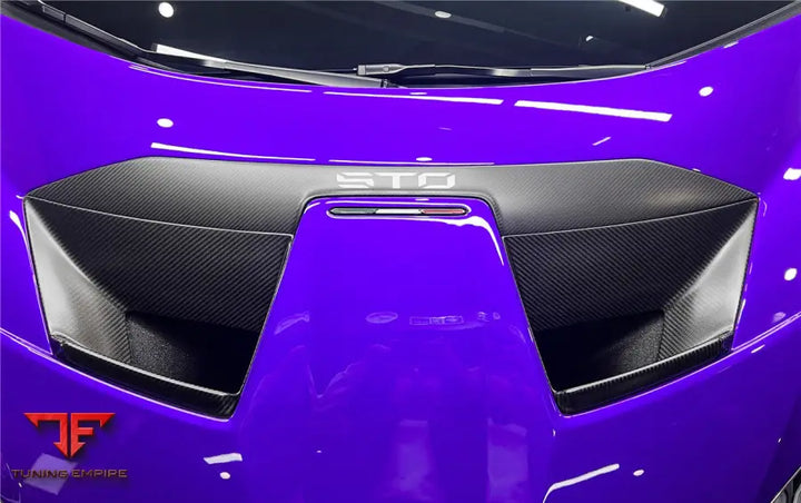 LAMBORGHINI HURACAN STO DRY CARBON FIBER HOOD VENTS BSD