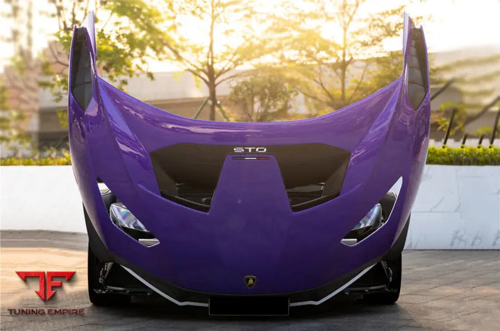 LAMBORGHINI HURACAN STO DRY CARBON FIBER HOOD VENTS BSD
